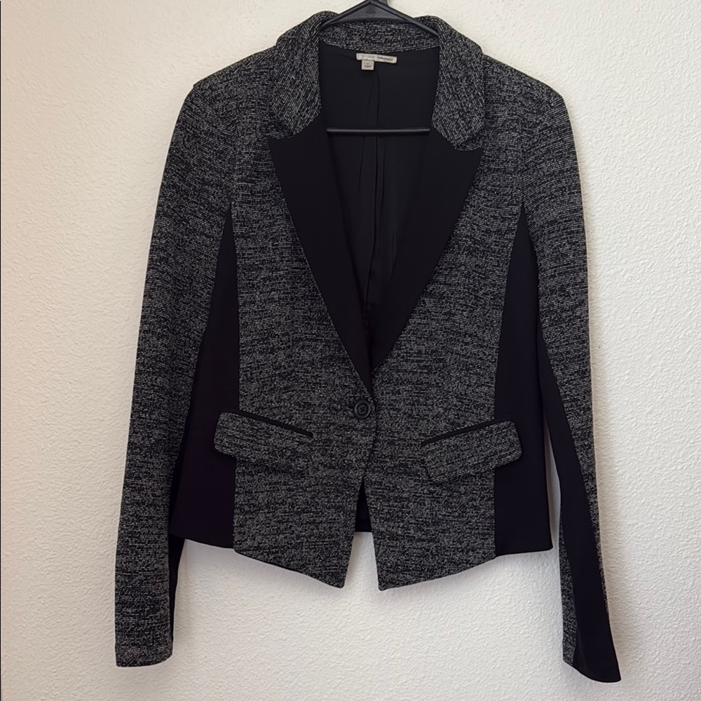 Halogen Tweed One Button Blazer